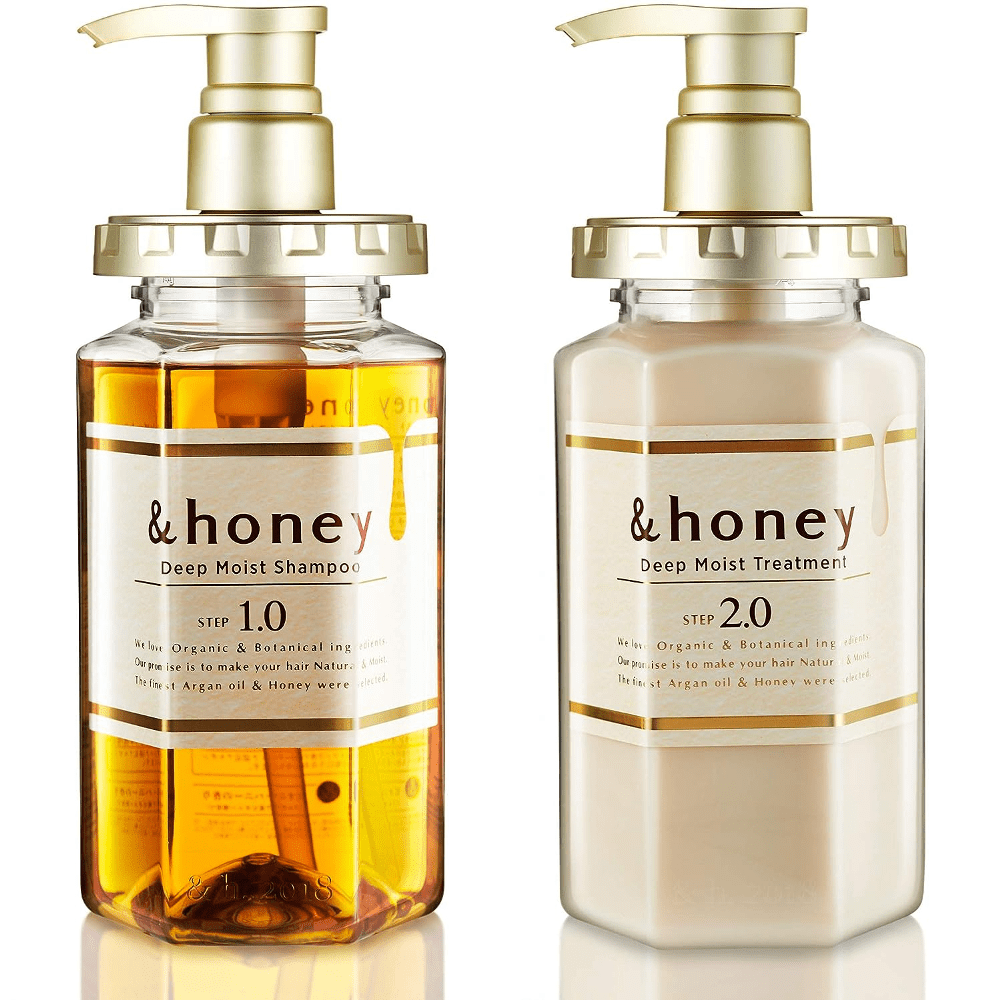 Honey Shampoo & Conditioner Set Organic Hair and Scalp Care for Intense Cleansing and Hydration