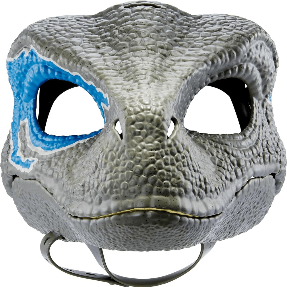 Mattel Jurassic World Dominion Velociraptor Blue Dinosaur Mask